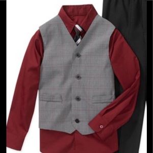 George Boy’s Dress shirt and vest set